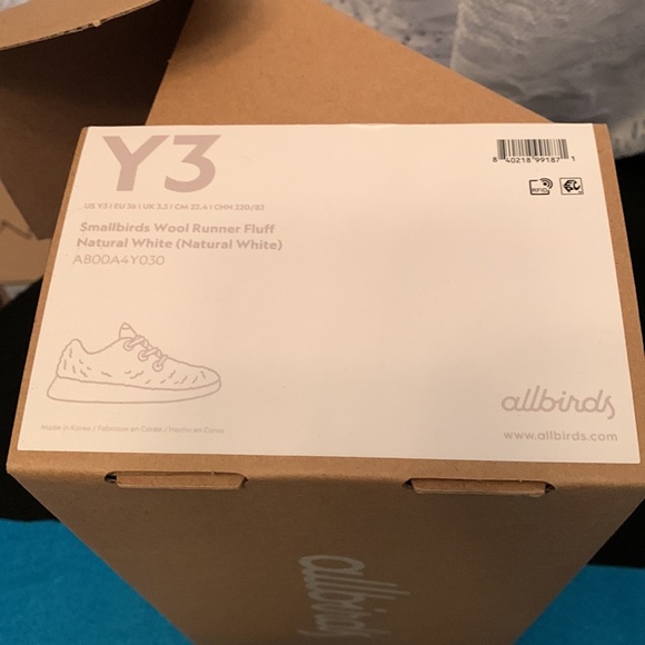 New ALLBIRDS white wool fluffy sneakers Y 3 - Picture 2 of 6